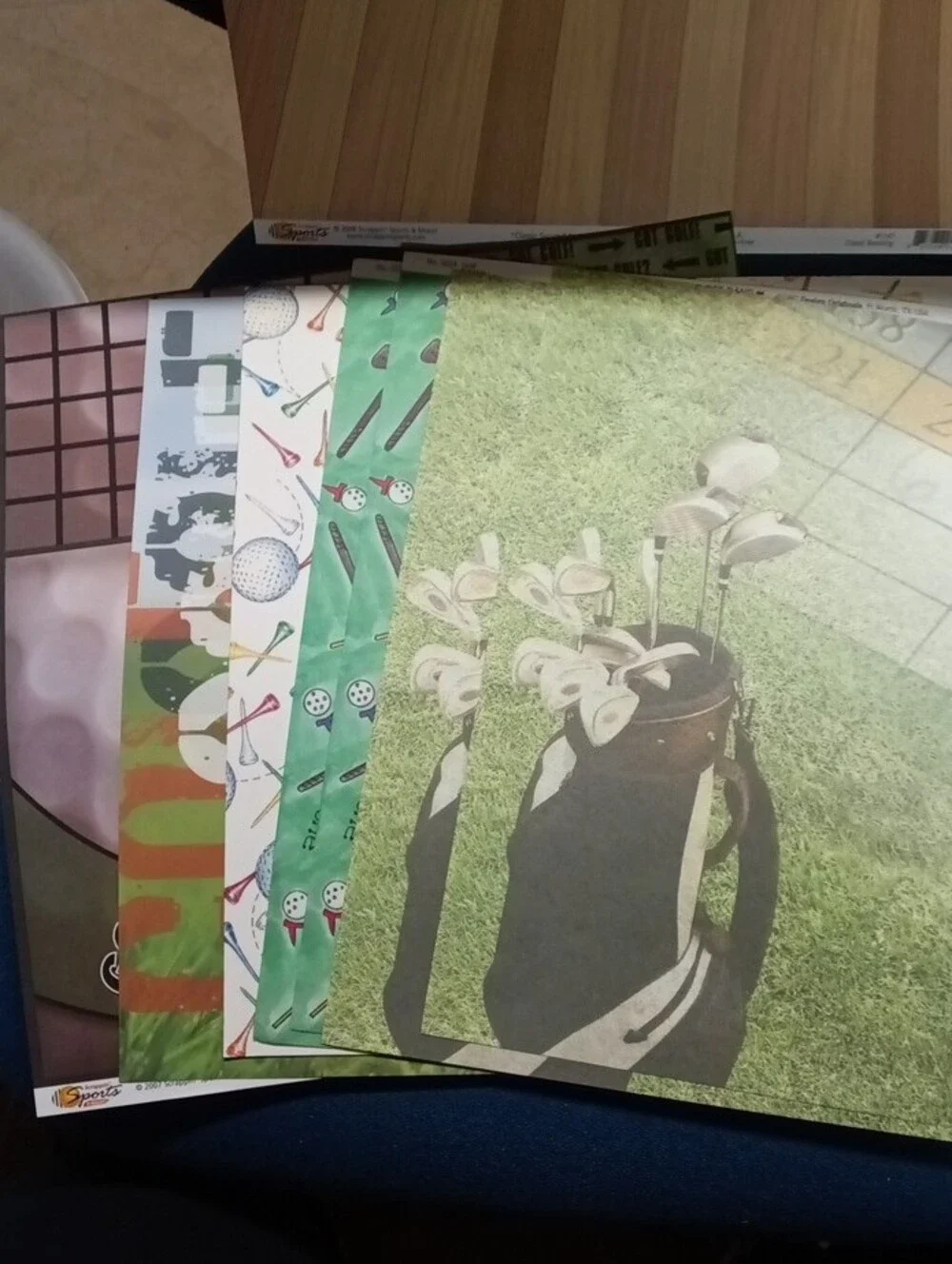 47 Pc Sports Assortment - Paper, Stamps, Embellishments